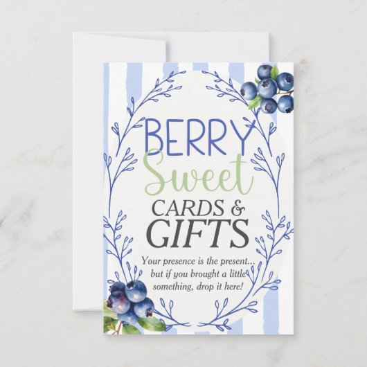 Berry Sweet KAARTEN & GIFTS Blueberry Sign (Achterkant)