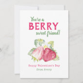 Berry Sweet Kinder Klaslokaal Valentijns Kaarten (Voorkant)