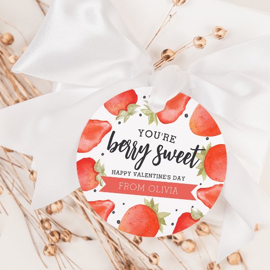 Berry Sweet | Klaslokaal Valentijnsdag Labels