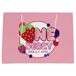 Berry Sweet Meisje Grote Gift Bag Groot Cadeauzakje