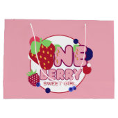 Berry Sweet Meisje Grote Gift Bag Groot Cadeauzakje (Achterkant)