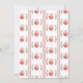 Berry Sweet Meisjes Club Aardbei Bow Verjaardag Kaart (Achterkant)