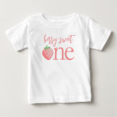 Berry Sweet One Aardbei Eerste Verjaardag Shirt (Voorkant)