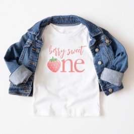Berry Sweet One Aardbei Eerste Verjaardag Shirt