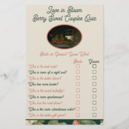 Berry Sweet Paar Quiz Vrijgezellenfeest spel