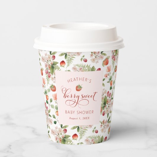 Berry Sweet Papieren Bekers (Achterkant)