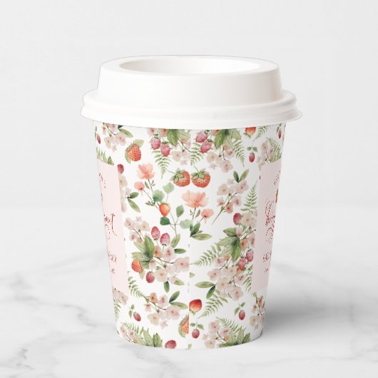 Berry Sweet Papieren Bekers (Rechts)