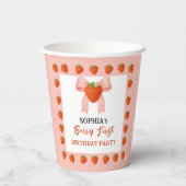 Berry Sweet Party Papieren Bekers (Achterkant)