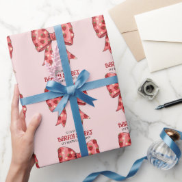 Berry Sweet Party uitnodiging Cadeaupapier