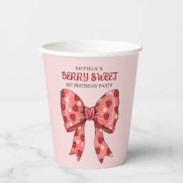 Berry Sweet Party uitnodiging Papieren Bekers