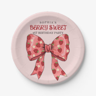 Berry Sweet Party uitnodiging Papieren Bordje