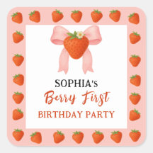 Berry Sweet Party uitnodiging