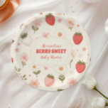 Berry Sweet Pink Coquette Baby Papieren Bordje<br><div class="desc">Verhoog uw baby shower eetervaring met onze Berry Sweet Strawberry Baby shower Paper Borden. Ontworpen als aanvulling op uw feestthema, voegen deze charmante borden niet alleen een pop kleur toe aan uw tafel, maar doordringen ze ook elke maaltijd met de onweerstaanbare zoetheid van aardbeien. Onze papieren borden hebben een stijlvol...</div>