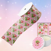 Berry Sweet Pink Gingham Douche Satijnen Lint