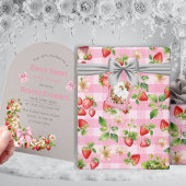 Berry Sweet Pink Gingham inpakpapier
