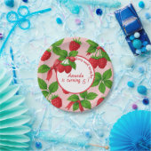 Berry Sweet Raspberry Kids Verjaardagsfeestje - Papieren Bordje (Feest)