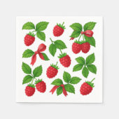 Berry Sweet Raspberry Kids Verjaardagsfeestje Serv Servet (Voorkant)