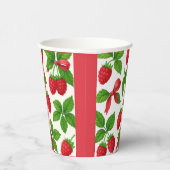 Berry Sweet Raspberry verjaardagsfeestje - Papieren Bekers (Rechts)