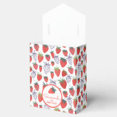 Berry Sweet Red Strawberry Verjaardag Favoriet Box Bedankdoosjes (Geopend)