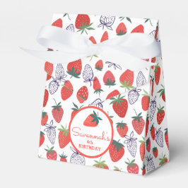 Berry Sweet Red Strawberry Verjaardag Favoriet Box Bedankdoosjes