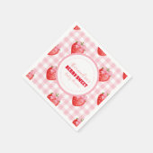 Berry Sweet Roze Coquette Baby shower Servet (Hoek)