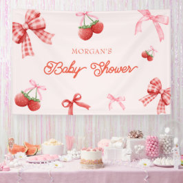Berry Sweet Roze Coquette Baby shower Spandoek