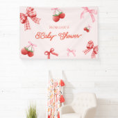 Berry Sweet Roze Coquette Baby shower Spandoek (Insitu)