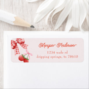 Berry Sweet Roze Coquette retouradres Etiket