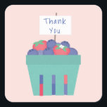 Berry Sweet Sticker<br><div class="desc">Deze sticker komt overeen met onze uitnodiging van de Berry Sweet-partij.</div>