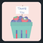 Berry Sweet Sticker<br><div class="desc">Deze sticker komt overeen met onze uitnodiging van de Berry Sweet-partij.</div>