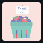 Berry Sweet Sticker<br><div class="desc">Deze sticker komt overeen met onze uitnodiging van de Berry Sweet-partij.</div>