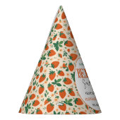 Berry Sweet Strawberry 1st Birthday Party Feesthoedjes (Links)