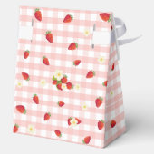 Berry Sweet Strawberry 1st Birthday Party Gift  Bedankdoosjes (Achterkant)