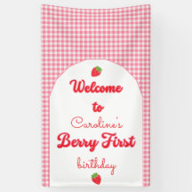 Berry Sweet Strawberry 1st Birthday Party