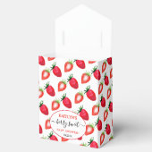 Berry Sweet Strawberry Baby shower Bedankdoosjes (Geopend)