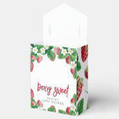 Berry Sweet Strawberry Baby shower Bedankdoosjes (Geopend)