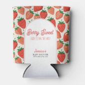 Berry Sweet Strawberry Baby shower Cooler (Voorkant)