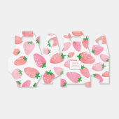 Berry Sweet Strawberry Baby shower Dank u Bedankdoosjes (Uitgevouwen)