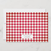 Berry Sweet Strawberry Baby shower Dank u Bedankkaart (Achterkant)