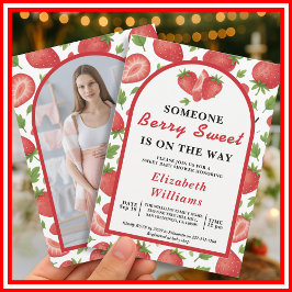 Berry Sweet Strawberry Baby shower | FOTO Kaart