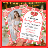 Berry Sweet Strawberry Baby shower | FOTO Kaart