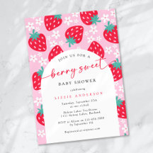 Berry Sweet Strawberry Baby shower
