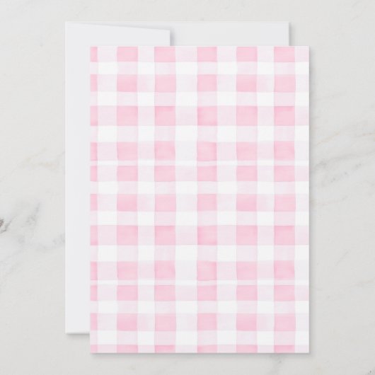 Berry Sweet Strawberry Baby shower Kaart (Achterkant)