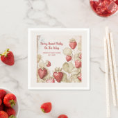 Berry Sweet Strawberry baby shower Servet (Insitu)