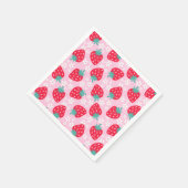 Berry Sweet Strawberry Baby shower Servet (Hoek)