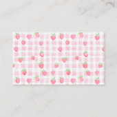 Berry Sweet Strawberry Bay Shower Enclosure Kaart (Achterkant)