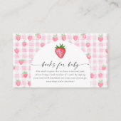 Berry Sweet Strawberry Bay Shower Enclosure Kaart (Voorkant)