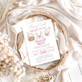 Berry Sweet Strawberry Bow Moderne Baby Meisje Dou Kaart