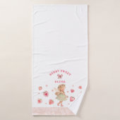 Berry Sweet Strawberry Fairy Girls Birthday Gift Badhanddoek (Badhanddoek)