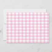 Berry Sweet Strawberry First Birthday Kaart (Achterkant)